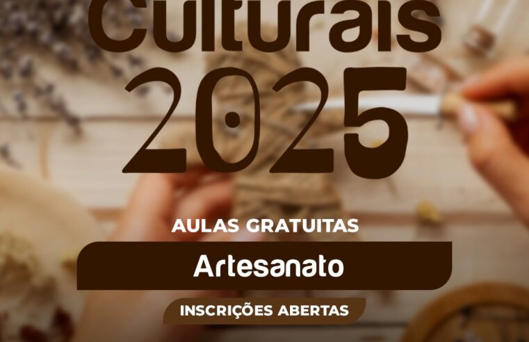 Oficinas Culturais 2025 em Guaíra Inscreva-se Agora 🎭🎶