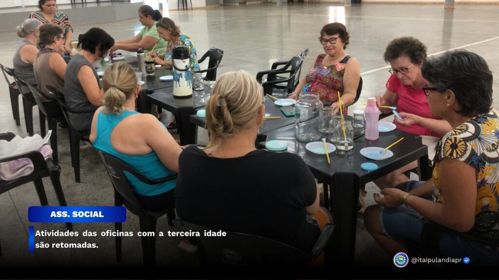 #MELHORIDADE Atividades das oficinas com a terceira idade são retomadas

A Secretaria de Assistência Social retomou o início das atividades com a terc