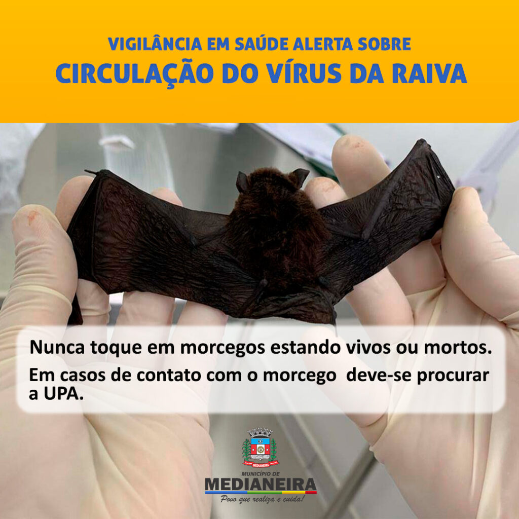 Vigilância em Saúde alerta sobre circulação do vírus da raiva 

 A secretaria de saúde de Medianeira, através do setor de vigilância em saúde, comuni