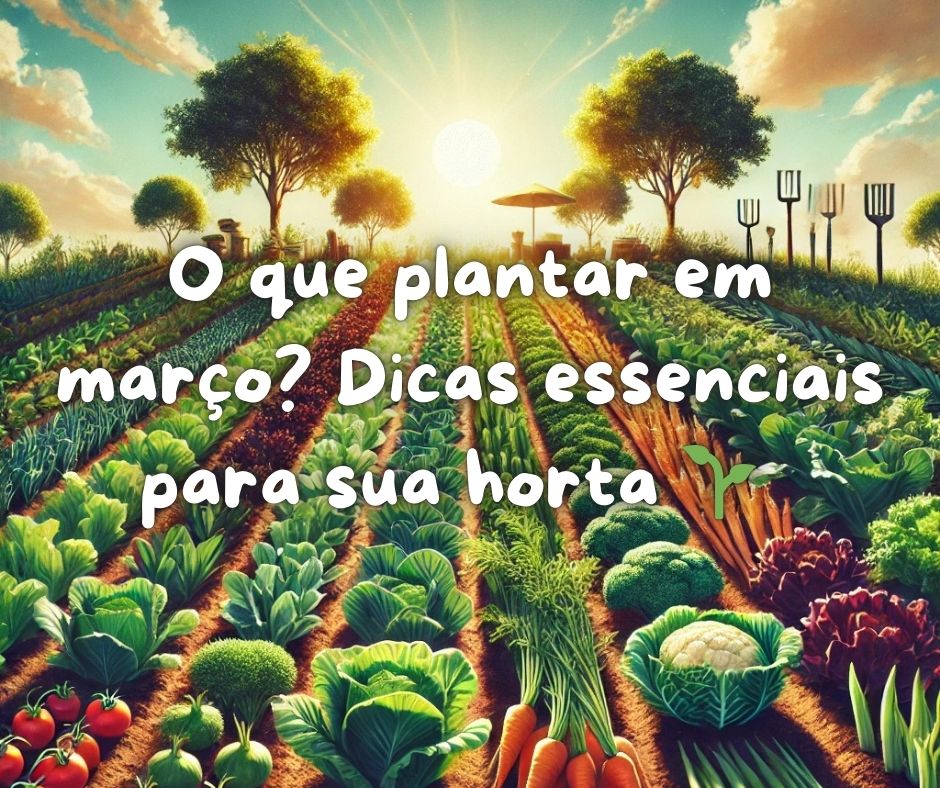 O que plantar em março? Dicas essenciais para sua horta 🌱