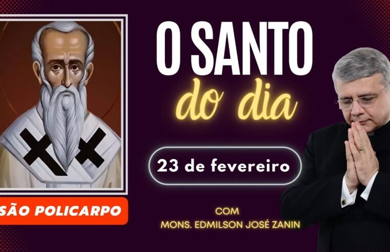 Santo do Dia 23/02: São Policarpo e sua fé inabalável ✝️