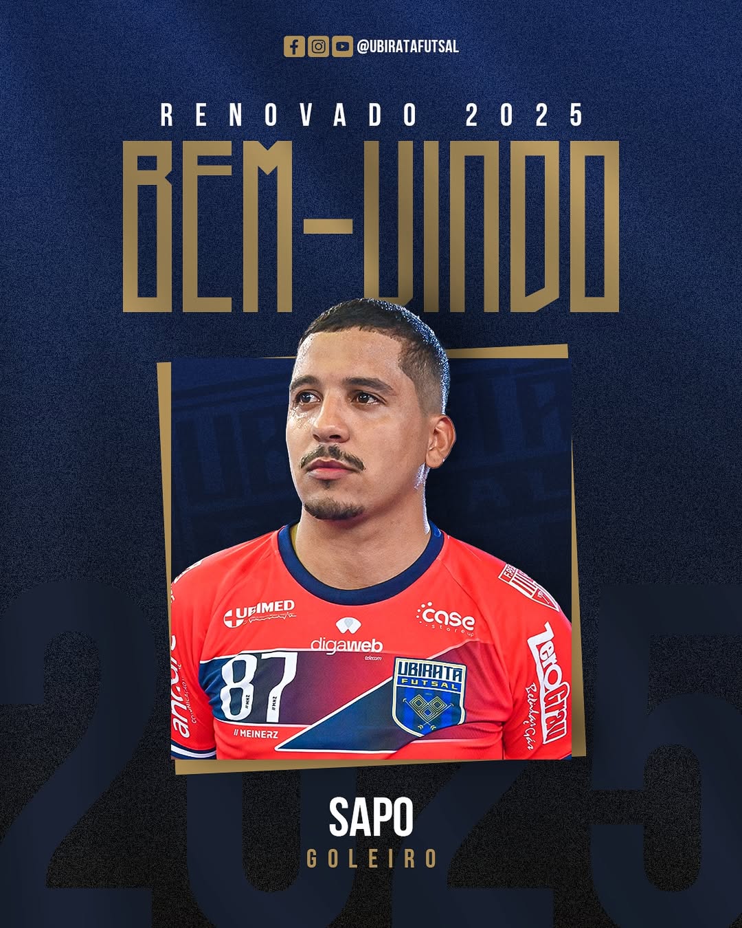 Sapinho renova com Ubiratã Futsal e acerta com novo clube! 🏆🔥