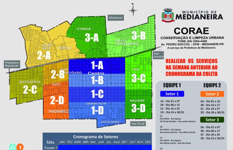 Galhos e inservíveis devem ser depositados somente da data de recolha

 A Prefeitura de Medianeira possui um cronograma de recolhimento de inservívei