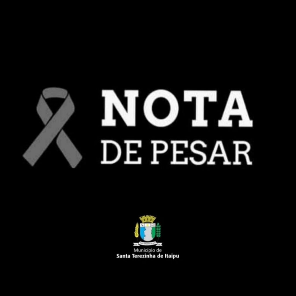 A Prefeitura de Santa Terezinha de Itaipu manifesta profundo pesar pelo falecimento de João Luiz Rosa Soares, ocorrido na madrugada de hoje João Luiz