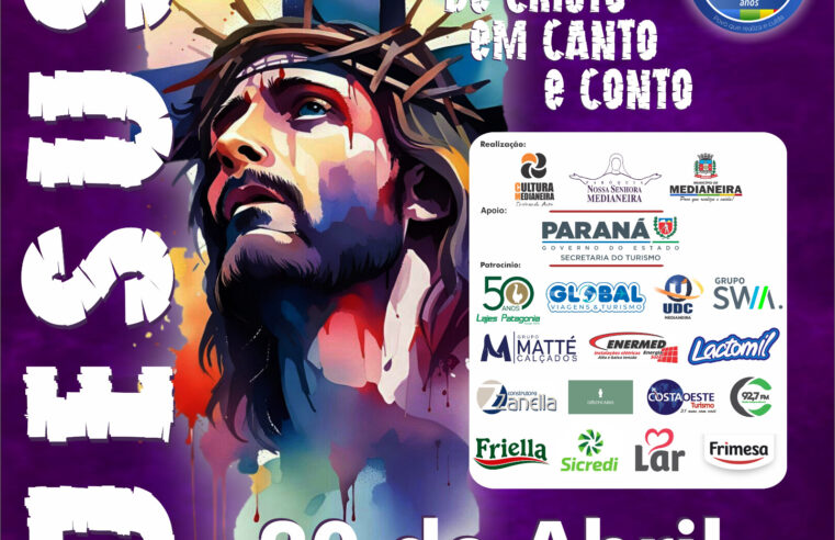 Paixão de Cristo emocionará Medianeira neste domingo 🕊️🎭