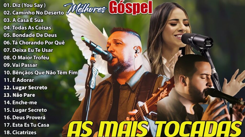 100 LOUVORES PARA GRATIDAO DE DEUS - TOP Músicas Gospel - Hinos Evangélicos - Deserto, JO, Não Pare