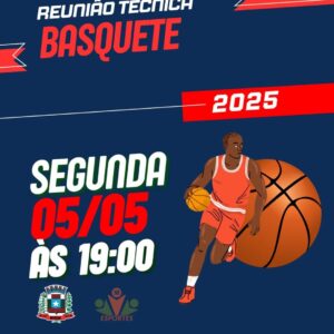 Departamento de Esportes prepara Campeonato Municipal de Basquetebol

Na próxima segunda-feira, 05 de maio, ocorre uma importante reunião técnica que