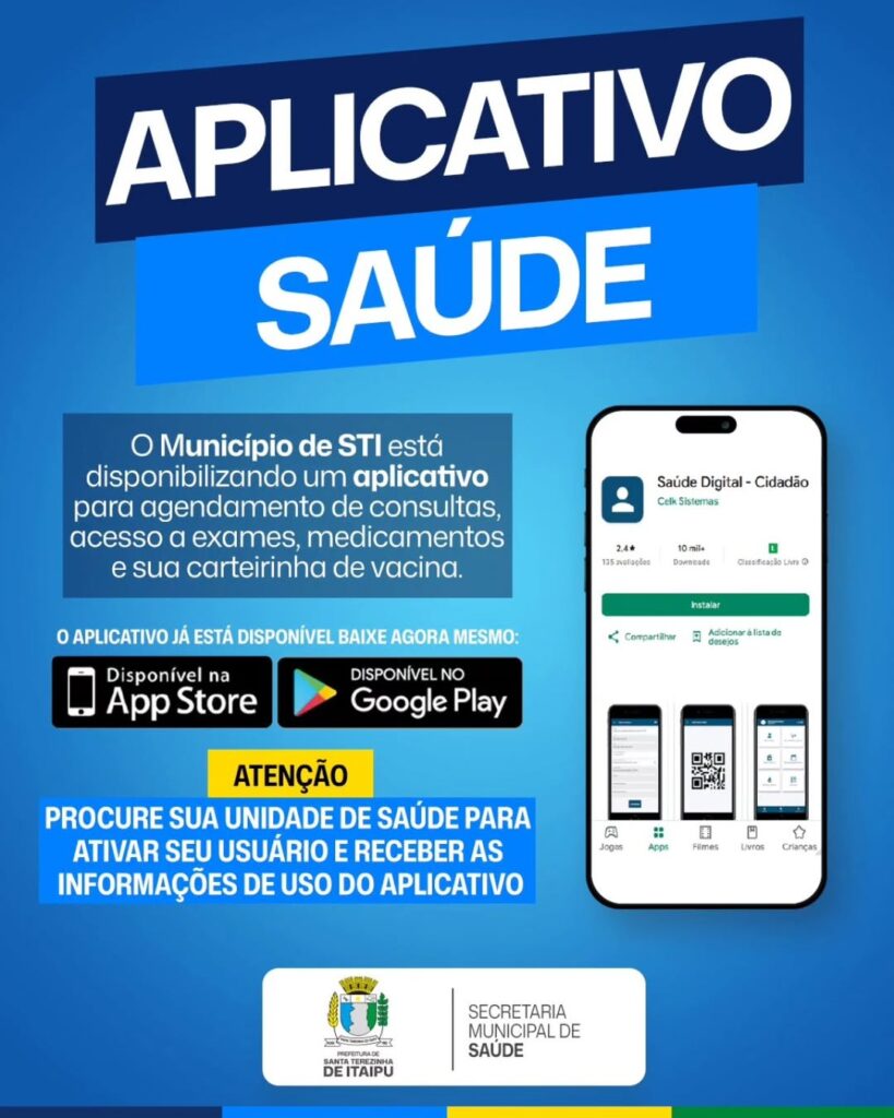 A Secretaria Municipal de Saúde acaba de lançar o aplicativo Saúde Digital Cidadão, uma ferramenta que permite aos usuários acompanhar informações pes