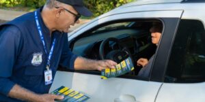 Santa Terezinha de Itaipu realiza blitz educativa do Maio Amarelo 

Na tarde desta quarta-feira (14), o Departamento Municipal de Trânsito de Santa Te