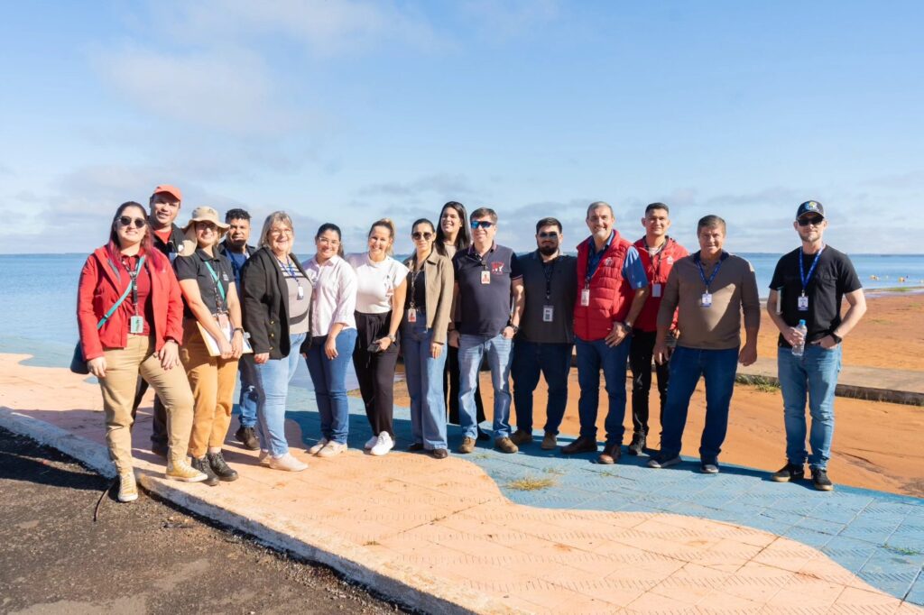 Na manhã desta sexta-feira (23), uma comitiva da Assessoria de Turismo da Itaipu Binacional - do lado paraguaio - realizou uma visita técnica ao Termi