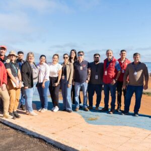 Na manhã desta sexta-feira (23), uma comitiva da Assessoria de Turismo da Itaipu Binacional - do lado paraguaio - realizou uma visita técnica ao Termi