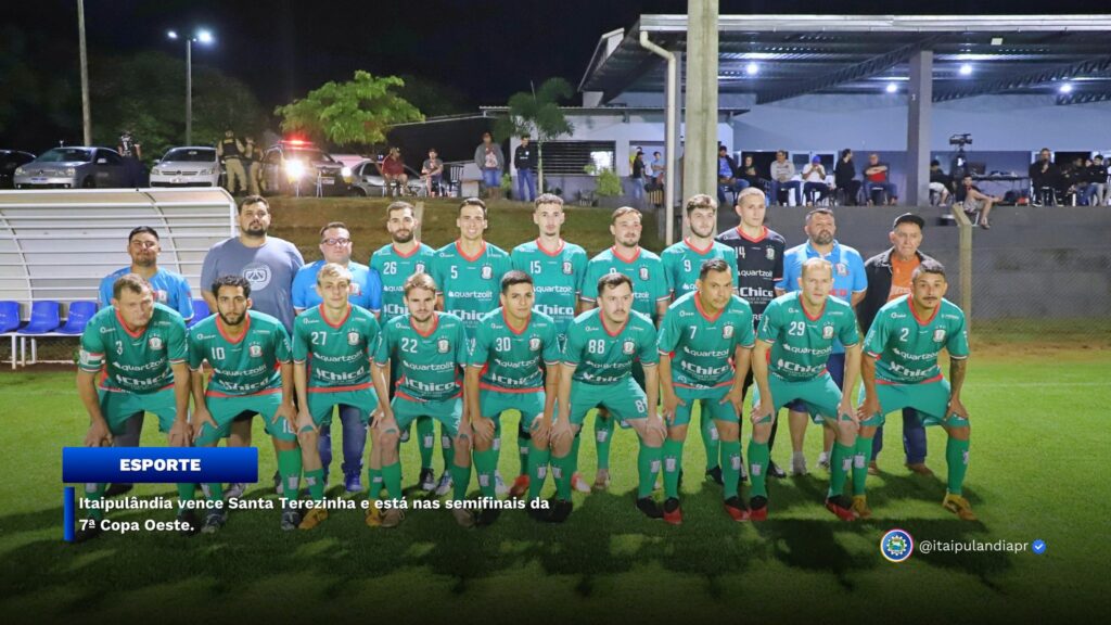 #COPAOESTE Itaipulândia vence Santa Terezinha e está nas semifinais da 7ª Copa Oeste

Após ter vencido o primeiro jogo das quartas de final da 7ª Copa