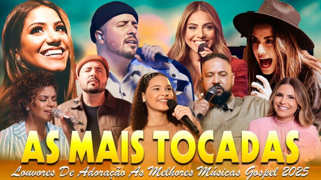 AS MELHORES MÚSICAS GOSPEL DE 2025  - Isaías Saad , Gabriela Rocha ,Nívea Soares  - (Novas Músicas)