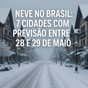 Neve no Brasil: 7 cidades com previsão entre 28 e 29 de maio