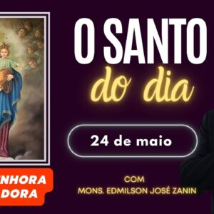 SANTO DO DIA - 24 DE MAIO: NOSSA SENHORA AUXILIADORA