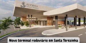 novo terminal rodoviário em Santa Terezinha