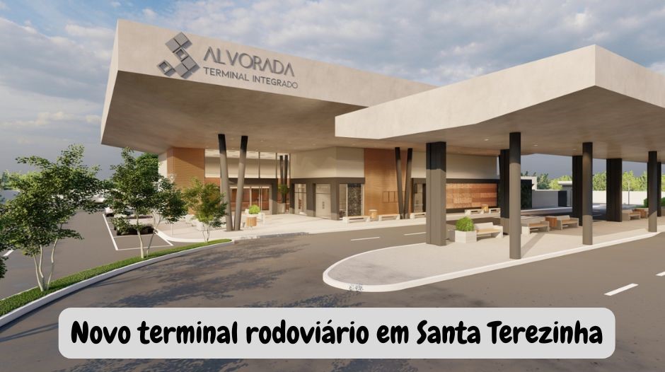 novo terminal rodoviário em Santa Terezinha