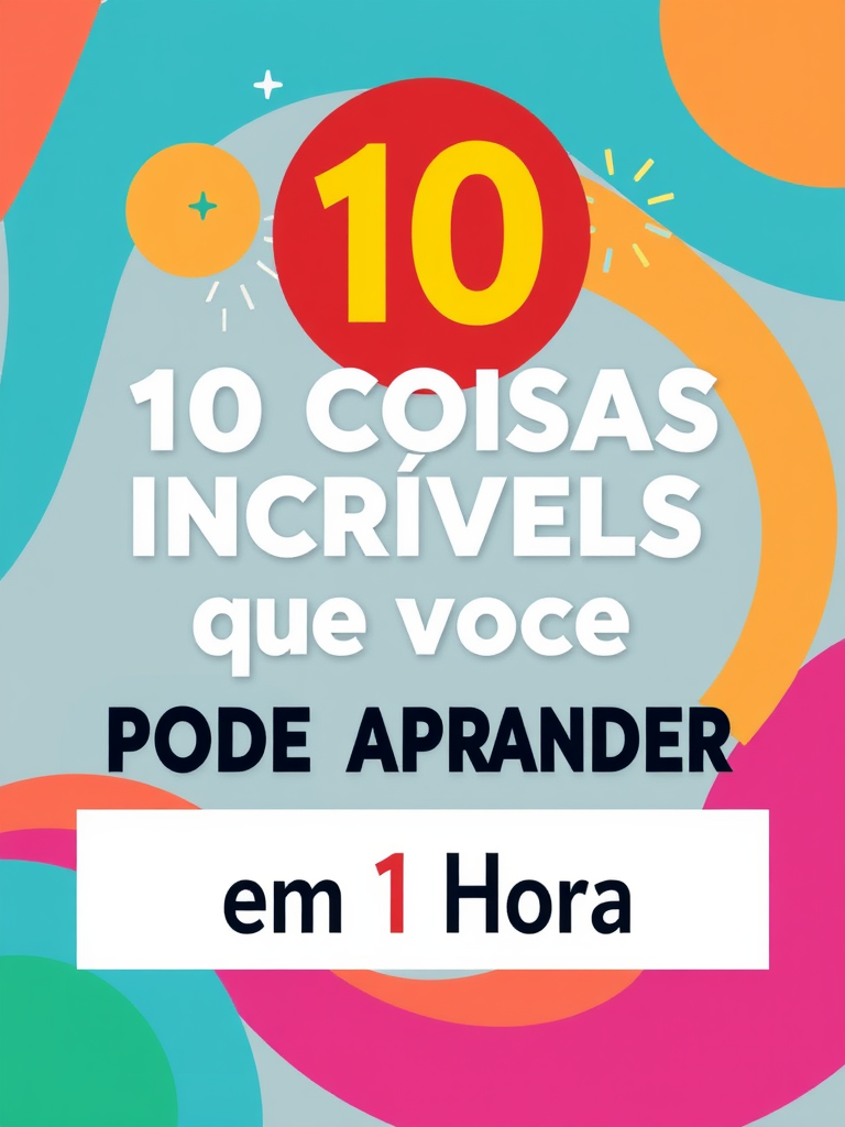 10 Coisas Incríveis que Você Pode Aprender em 1 Hora