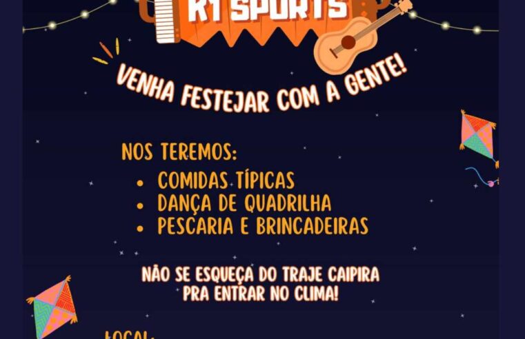 Arraiá do K1 Sports 2025: Festa Junina Acontece no Dia 21/06 no Santa Mônica