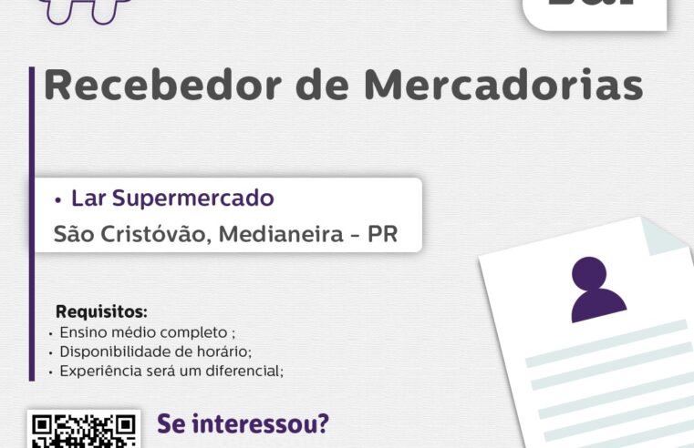 Oportunidade em Medianeira: Trabalhe como Recebedor de Mercadorias