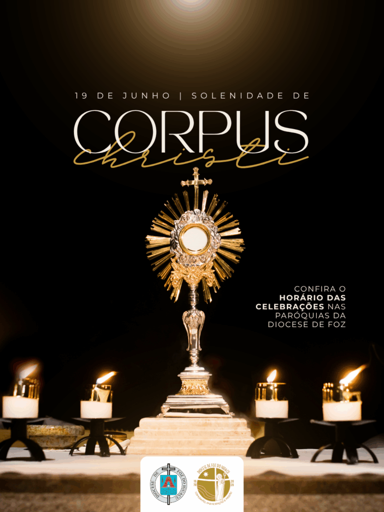 Horário das celebrações de Corpus Christi – Diocese de Foz do Iguaçu