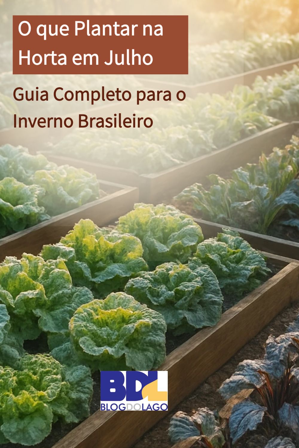 O que Plantar na Horta em Julho