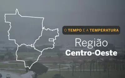 Tempo fechado e risco de tempestades no Centro-Oeste nesta terça (24)