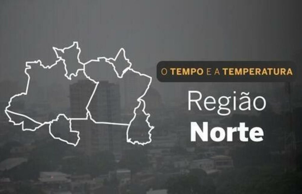 PREVISÃO DO TEMPO: Região Norte contará com chuva na maioria dos estados nesta quarta-feira (4)