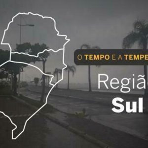 PREVISÃO DO TEMPO: Sul registra pancadas de chuva em boa parte da região, nesta quarta-feira (4)