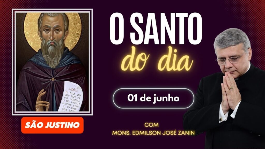 SANTO DO DIA - 01 DE JUNHO: SÃO JUSTINO