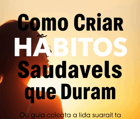 Como Criar Hábitos Saudáveis que Duram: Guia Completo