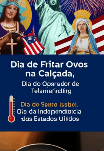 4 de Julho: Celebrando a Liberdade, a Fé, o Trabalho e o Calor – Um Dia de Múltiplas Faces!