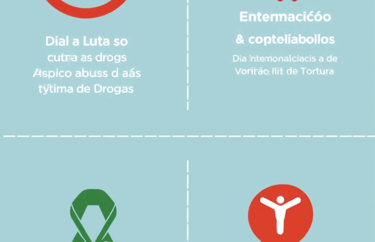 26 de Junho: Dia de Conscientização sobre Drogas, Tortura, Diabetes e Metrologia