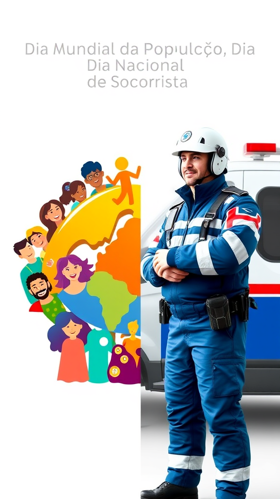 11 de Julho: Dia Mundial da População e Dia Nacional do Socorrista – Consciência e Gratidão Pela Vida!