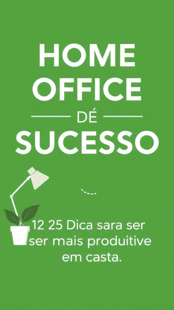 Home Office de Sucesso: 25 Dicas para a Produtividade