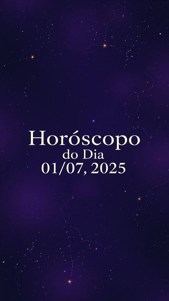 Horóscopo de hoje 01/07 – Previsões para os 12 signos