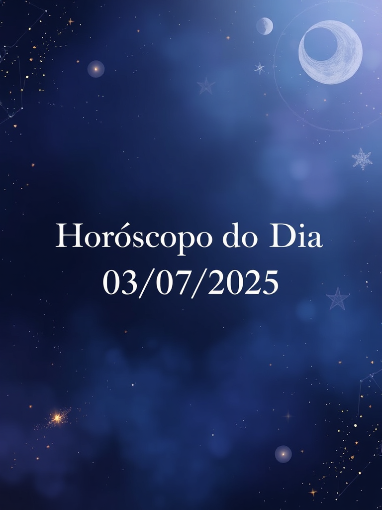 Horóscopo de hoje 03/07 – Previsões para os 12 signos