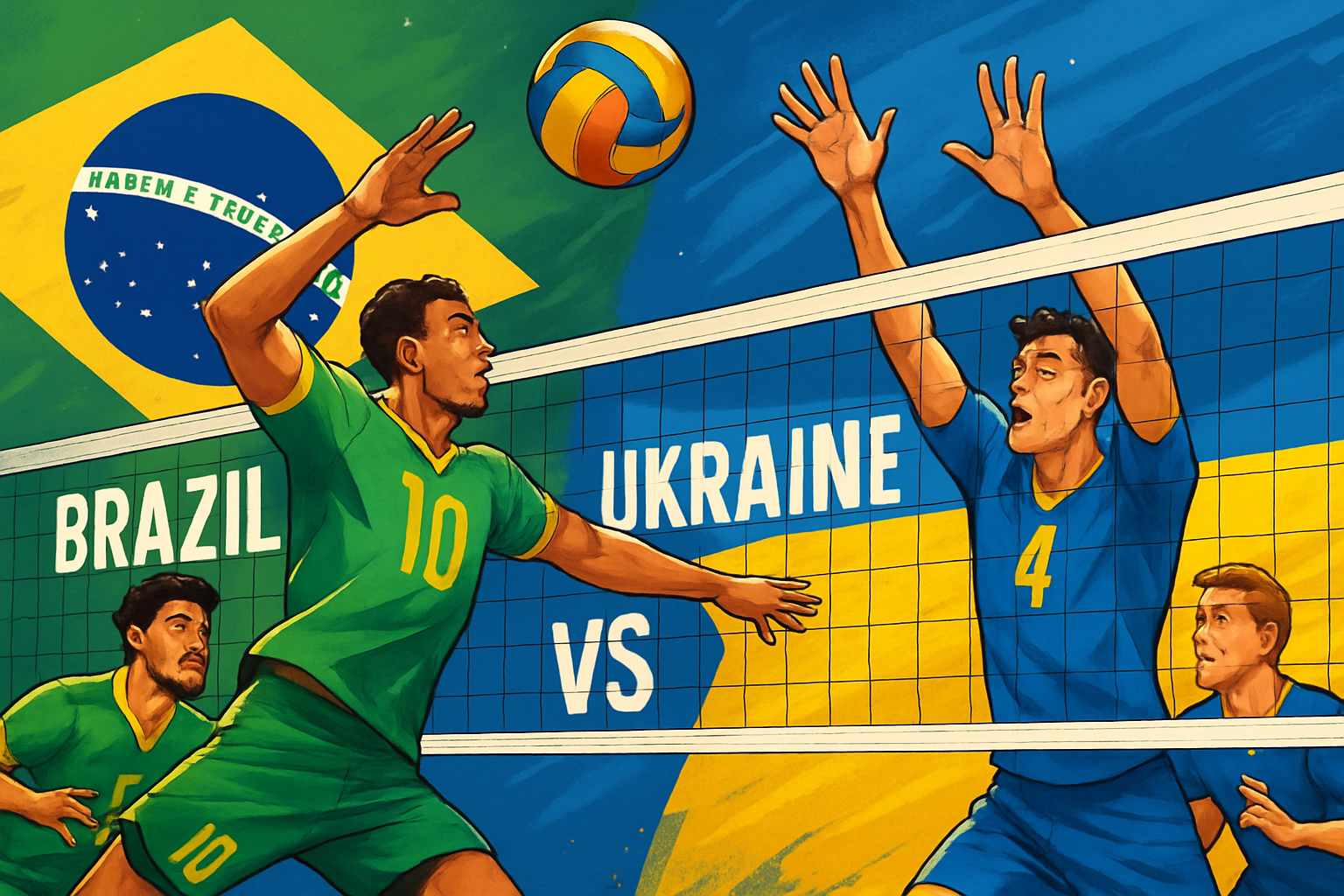 Brasil x Ucrânia no Vôlei – Uma Análise Detalhada