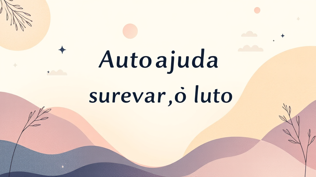 Autoajuda para Superar o Luto: Encontre a Luz na Escuridão