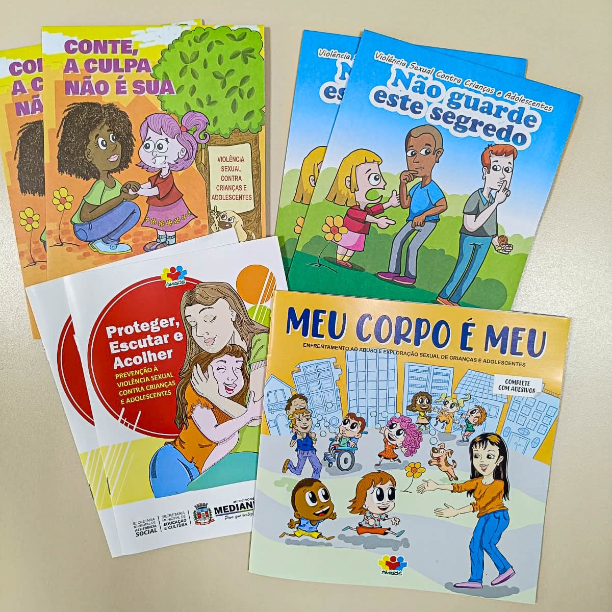 6 livros educativos fortalecem campanha “Faça Bonito” em Medianeira