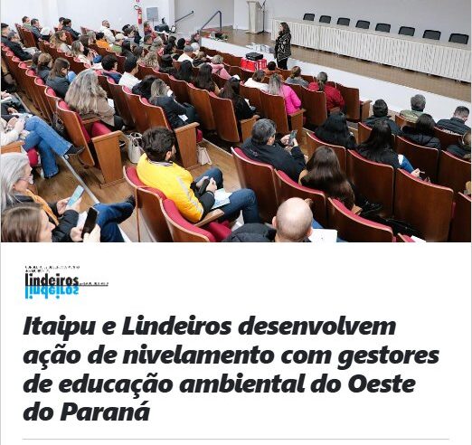 Formação em educação ambiental no Oeste do Paraná reúne gestores municipais