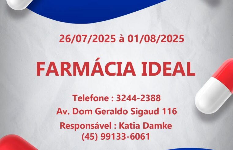Farmácia de Plantão em Missal – Atualizado 26/07