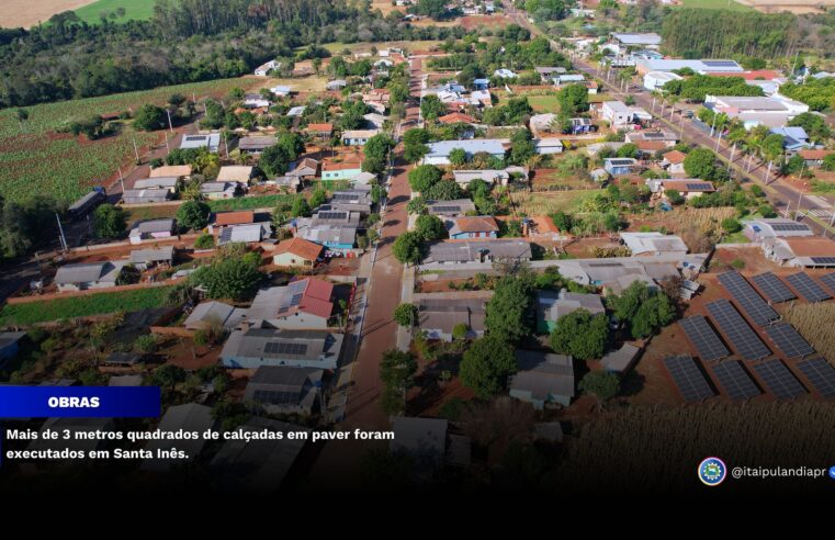 Mais de 3 mil m² de calçadas em paver são entregues em Santa Inês