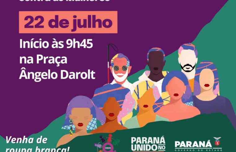 3ª Caminhada do Meio-Dia acontece em 22 de julho com foco no fim da violência contra mulheres