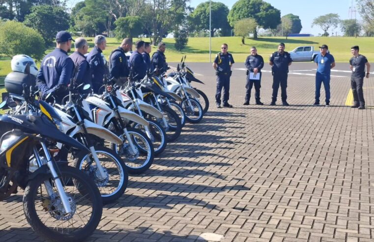 Guardas Patrimoniais concluem curso para condução de motocicletas