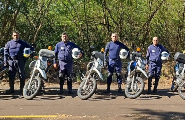 Curso de condução tática de motos inicia com 5 guardas