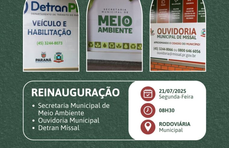 Novo local de atendimento em Missal é inaugurado nesta segunda (21)