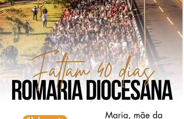 Contagem regressiva: faltam 40 dias para a 20ª Romaria Diocesana