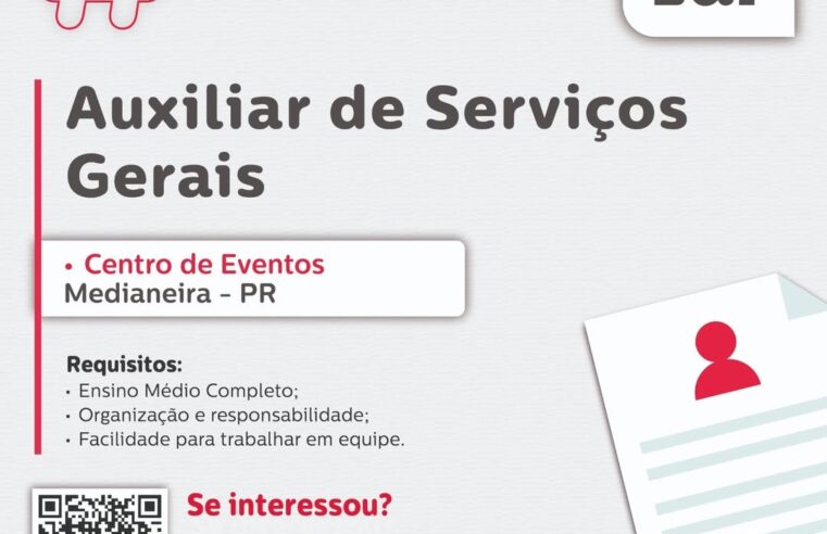 2 vagas abertas em Medianeira na Lar Cooperativa | Oportunidades até 30/07