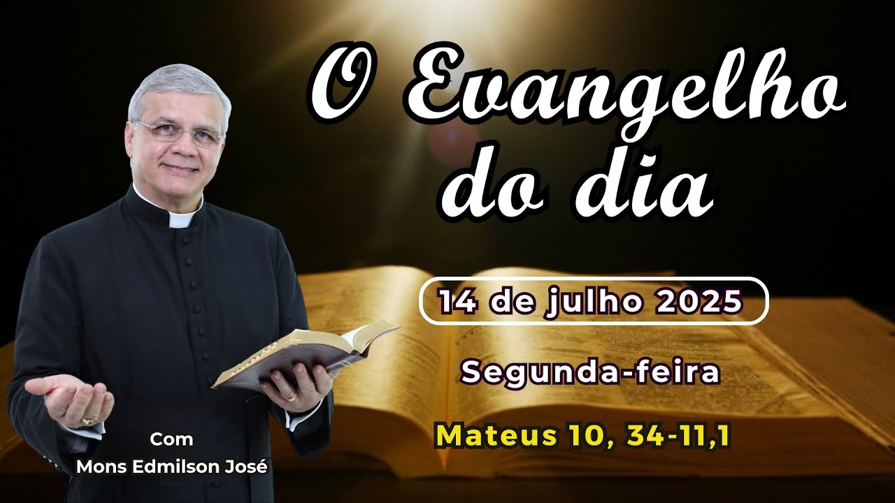 Evangelho do Dia 14/07/2025: Homilia sobre Gratidão e Cruz